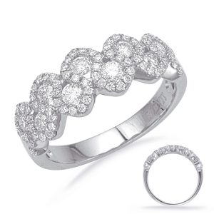White Gold Diamond Fashion Ring