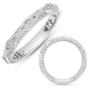 White Gold Wedding Band
