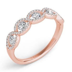 Rose Gold Diamond Fashion Ring