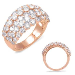 Rose Gold Diamond Band