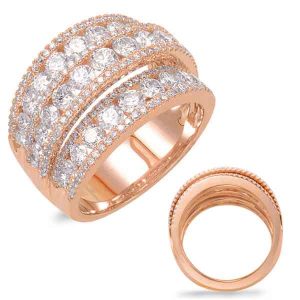 Rose Gold Diamond Band