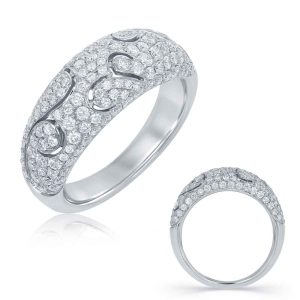 White Gold Diamond Fashion Ring