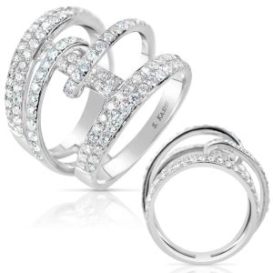 White Gold Diamond Fashion Ring