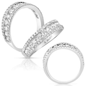 White Gold Diamond Fashion Ring