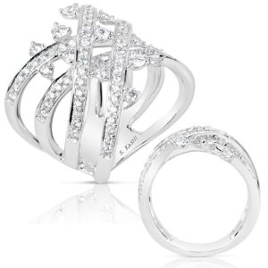 White Gold Diamond Fashion Ring