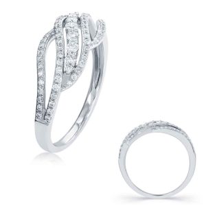 White Gold Diamond Fashion Ring