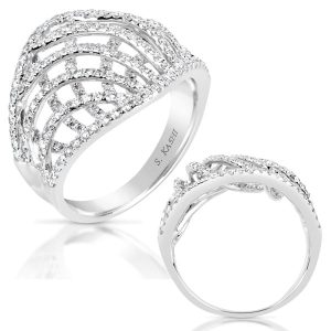 White Gold Diamond Fashion Ring