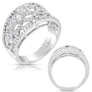 White Gold Diamond Fashion Ring