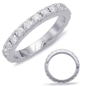 Eternity White Gold Band