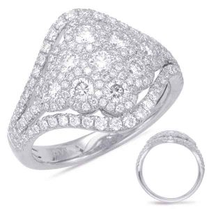 White Gold Diamond Fashion Ring