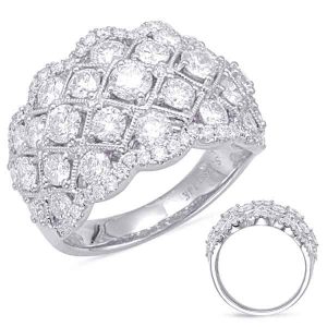 White Gold Diamond Fashion Ring