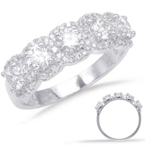 White Gold Diamond Fashion Ring