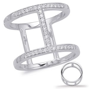 White Gold Diamond Fashion Ring