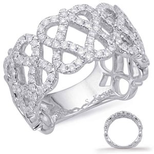 White Gold Diamond Fashion Ring
