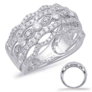White Gold Diamond Fashion Ring
