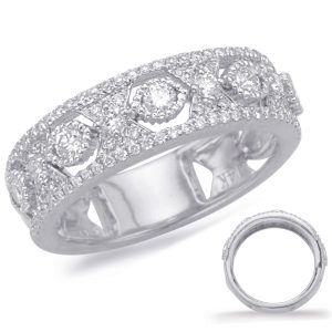 White Gold Diamond Fashion Ring