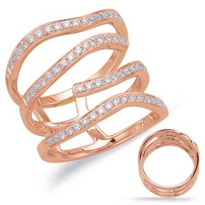 Rose Gold Diamond Fashion Ring