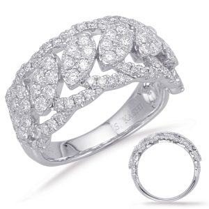 White Gold Diamond Fashion Ring
