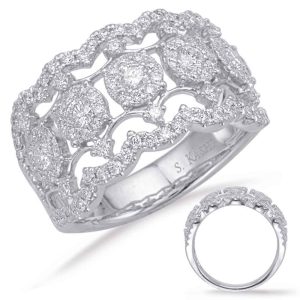 White Gold Diamond Fashion Ring