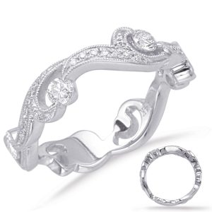 White Gold Diamond Fashion Ring