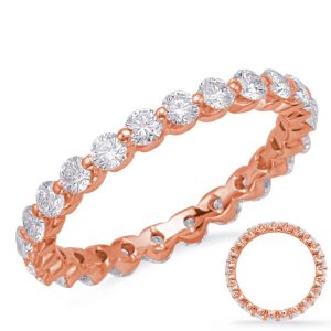 Rose Gold Eternity Band