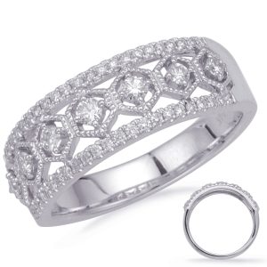 White Gold Diamond Fashion Ring