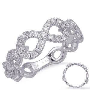 White Gold Diamond Fashion Ring
