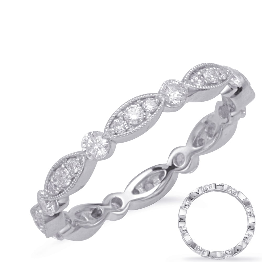 White Gold Eternity Band