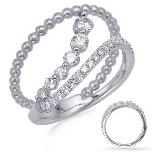 White Gold Diamond Fashion Ring