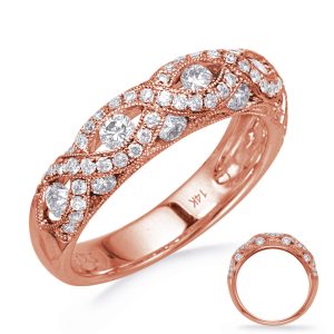 Rose Gold Diamond Fashion Band