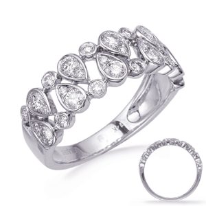 White Gold Diamond Fashion Ring