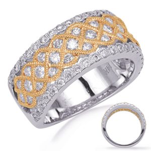 Yellow & White Gold Diamond Ring