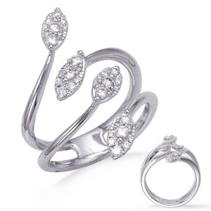 White Gold Diamond Fashion Ring