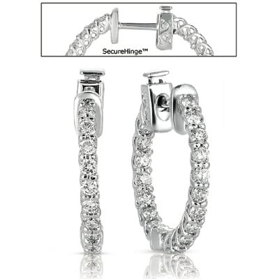 0.75 inch Securehinge Hoop Earring