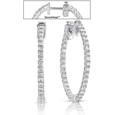 1.25 inch Securehinge Hoop Earring