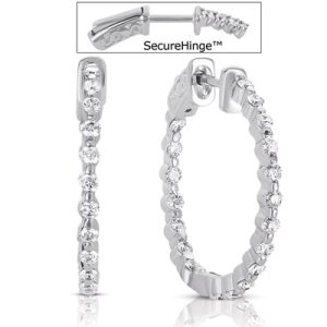 1 inch Securehinge Hoop Earring