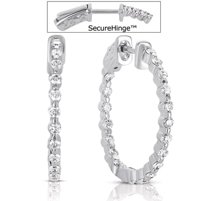 1 inch Securehinge Hoop Earring