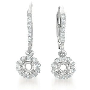 White Gold Earrings. For 2 x 20 Ptrs
