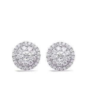 White Gold Diamond Earring