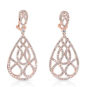 Rose Gold Diamond Earring