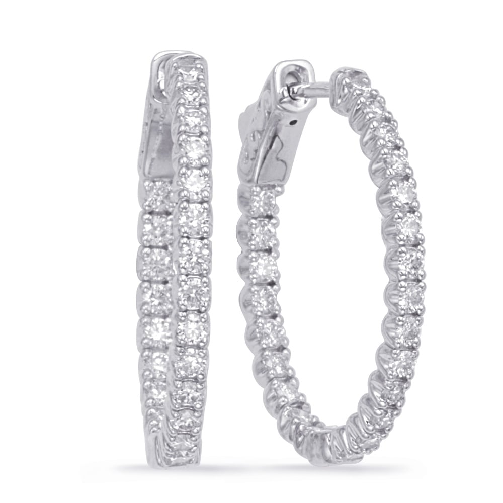 1 inch Securehinge Hoop Earring