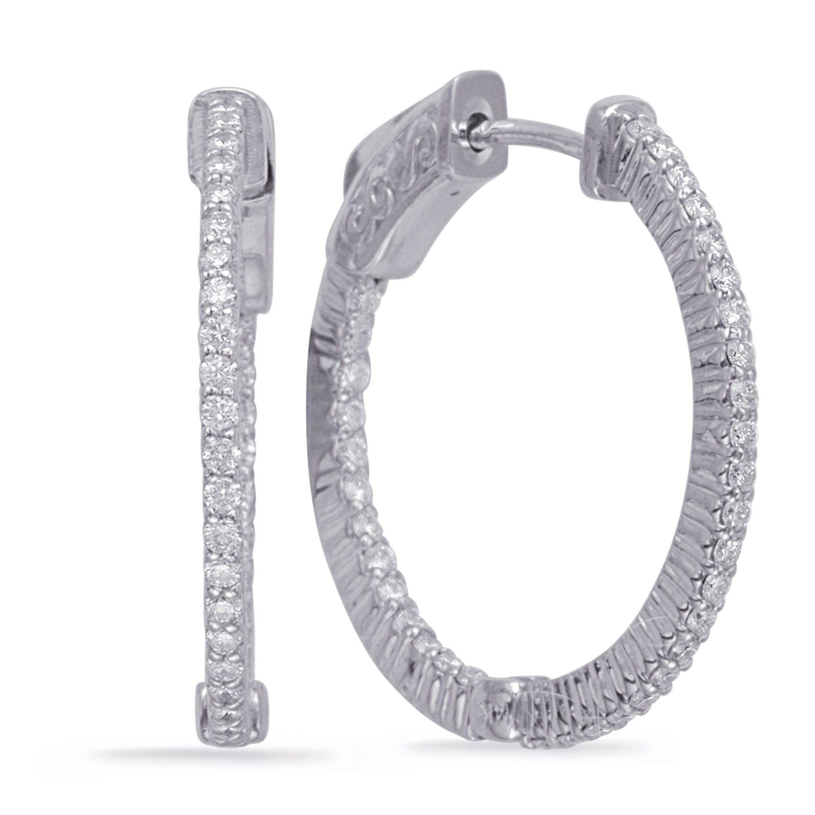 1 inch Securehinge Hoop Earring