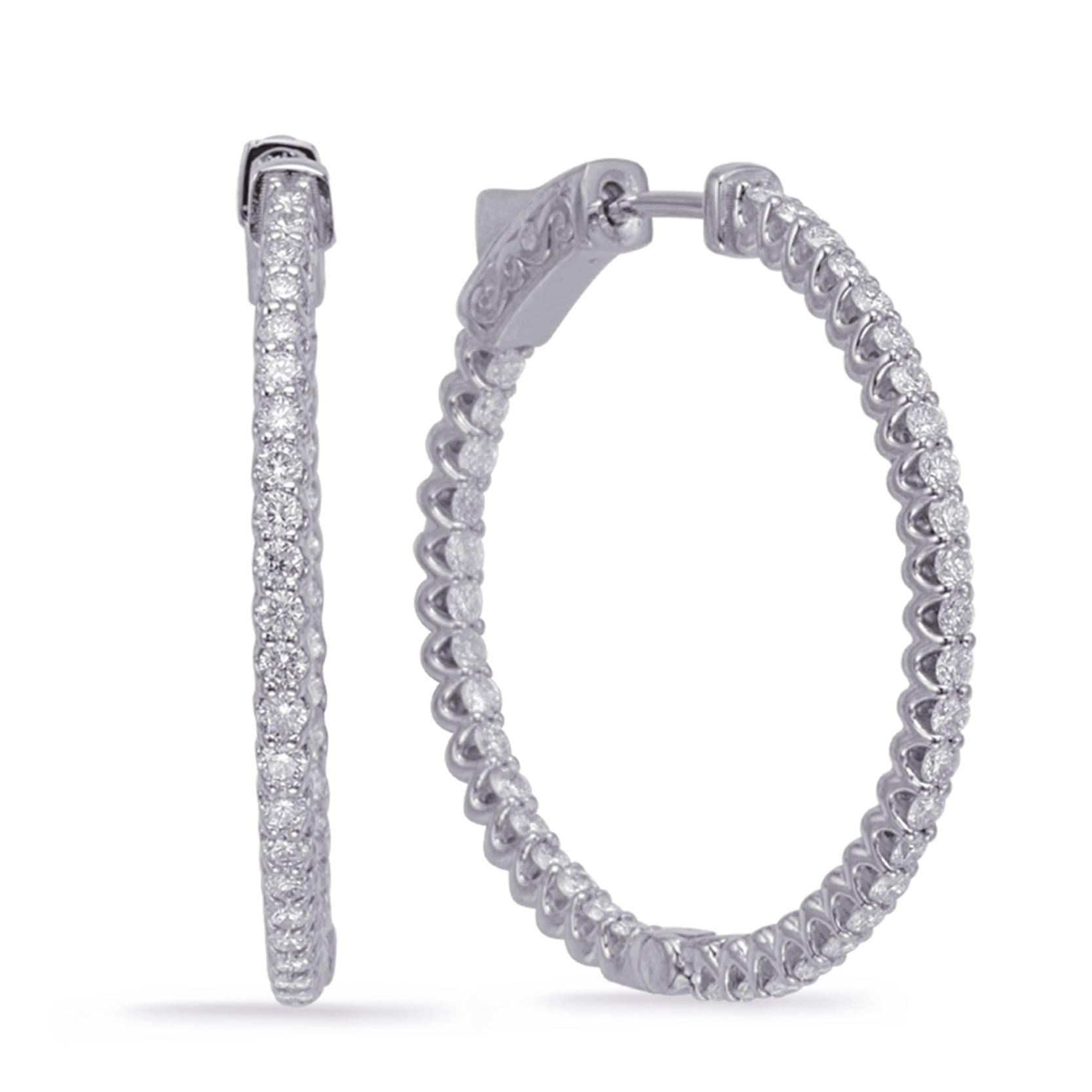 1.25 inch Securehinge Hoop Earring