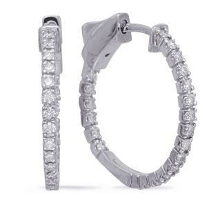 0.75 inch Securehinge Hoop Earring