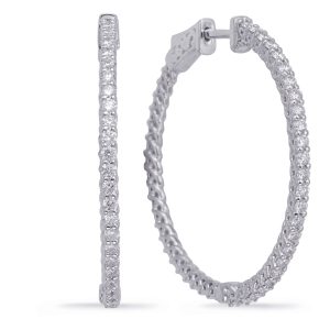 1.35 Inch Securehinge Hoop EarrIng
