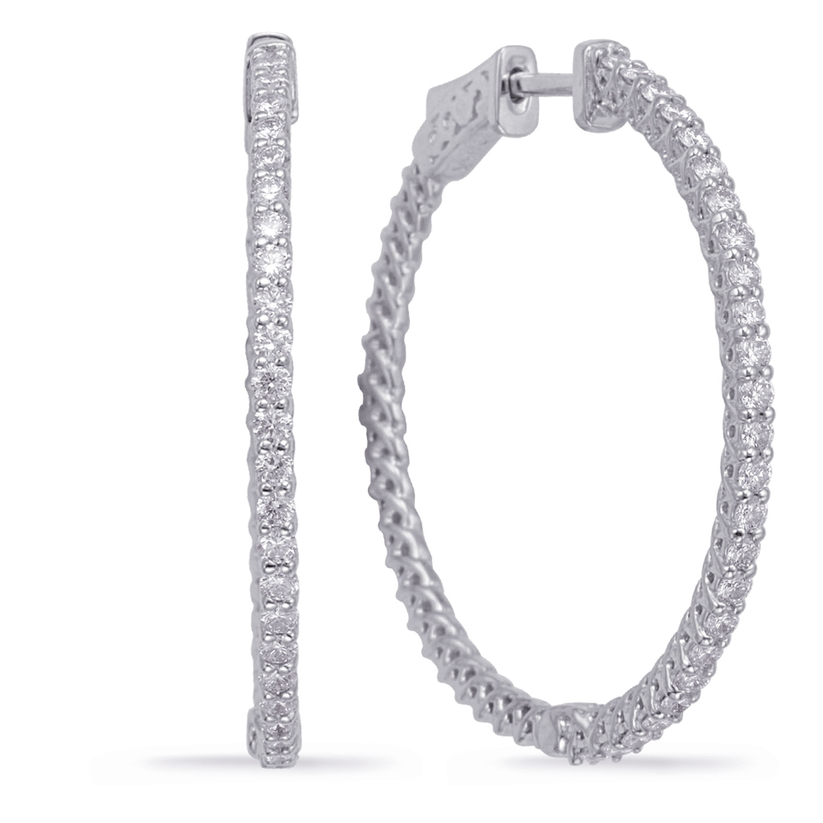 1.35 Inch Securehinge Hoop EarrIng