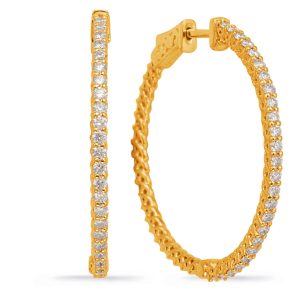 1.35 Inch Securehinge Hoop EarrIng