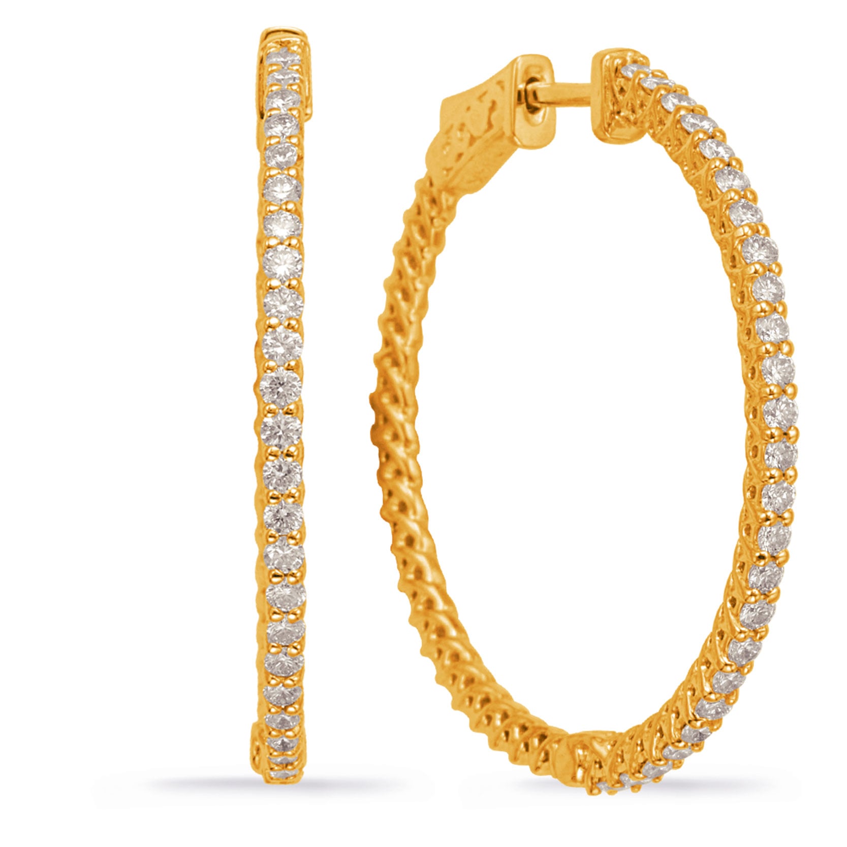 1.35 Inch Securehinge Hoop EarrIng