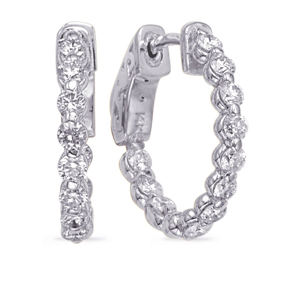 Securehinge Share Prong Earring .75 inch