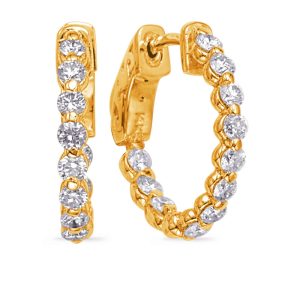 Securehinge Share Prong Earring .75 inch